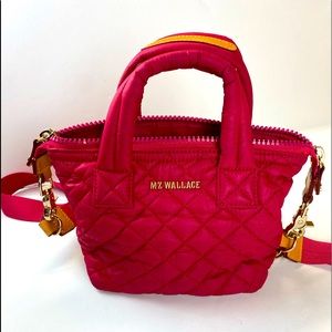 MZ Wallace Pink Puffer Crossbody Purse